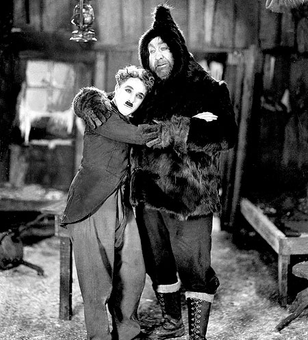 Gorączka złota - Z filmu - Charlie Chaplin, Mack Swain