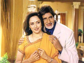 Správce - Z filmu - Hema Malini, Amitabh Bachchan