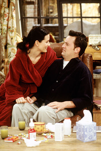 Friends - Season 6 - The One with Rachel's Sister - Photos - Courteney Cox, Matthew Perry
