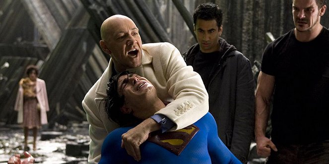 Superman sa vracia - Z filmu - Kevin Spacey, Brandon Routh