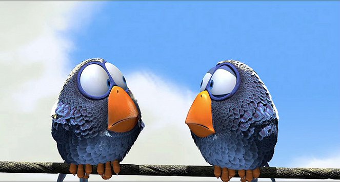 Drôles d'oiseaux sur une ligne à haute tension - Film