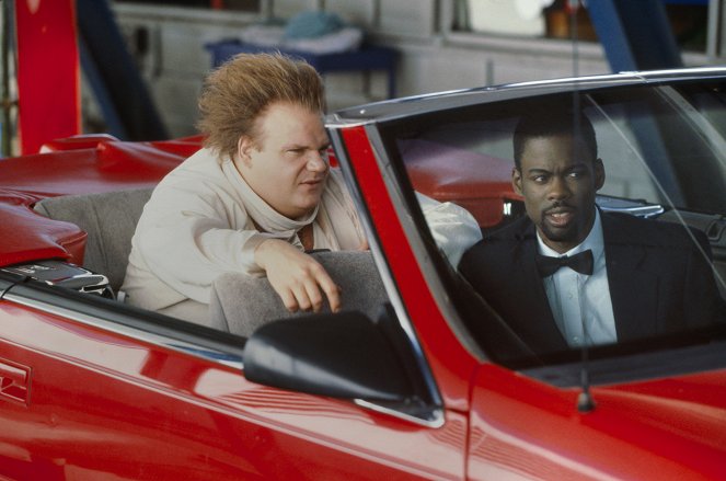 Wielki biały ninja - Z filmu - Chris Farley, Chris Rock