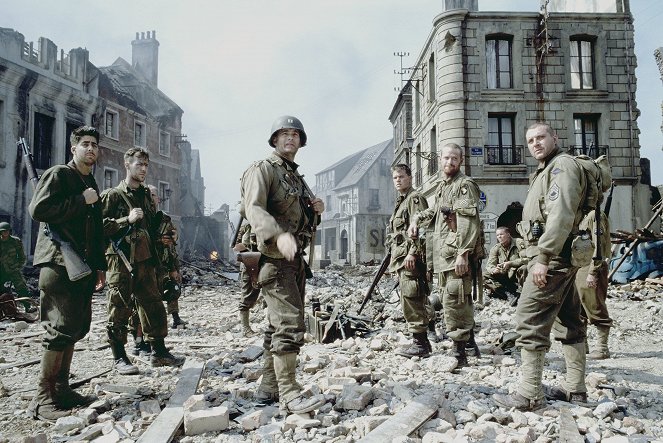 O Resgate do Soldado Ryan - Do filme - Adam Goldberg, Tom Hanks, Matt Damon, Max Martini, Tom Sizemore
