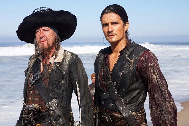 Pirates of the Caribbean 3 - Am Ende der Welt - Filmfotos - Geoffrey Rush, Orlando Bloom