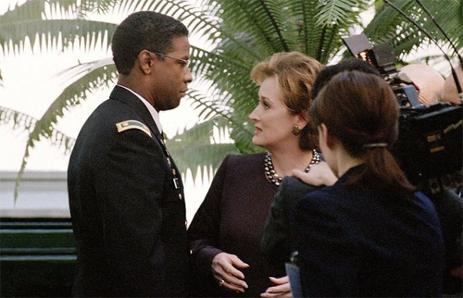 Manchurianský kandidát - Z filmu - Denzel Washington, Meryl Streep