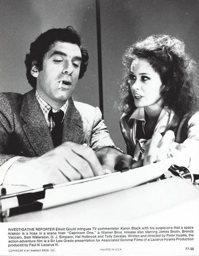 Capricorne One - Cartes de lobby - Elliott Gould, Karen Black