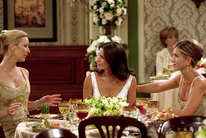 Přátelé - Série 8 - Po svatbě - Z filmu - Lisa Kudrow, Courteney Cox, Jennifer Aniston