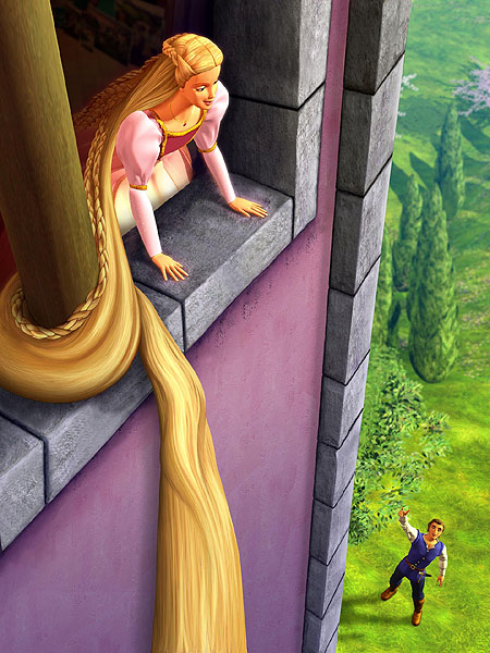 Barbie as Rapunzel - Van film