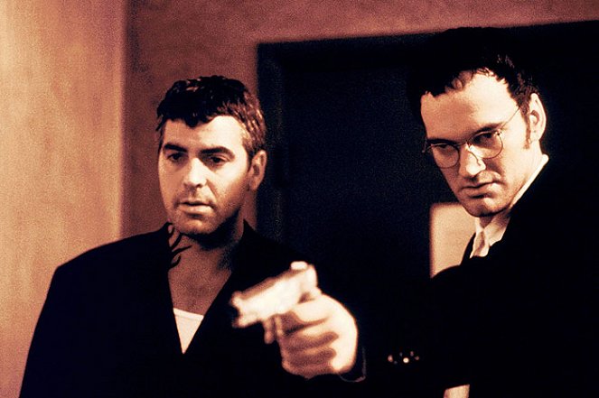Od zmierzchu do świtu - Z filmu - George Clooney, Quentin Tarantino