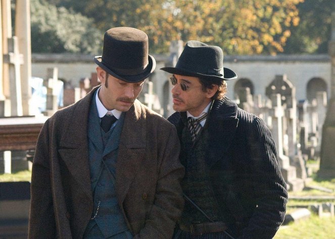 Sherlock Holmes - Kuvat elokuvasta - Jude Law, Robert Downey Jr.