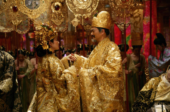 Kletba zlatého květu - Z filmu - Li Gong, Yun-fat Chow