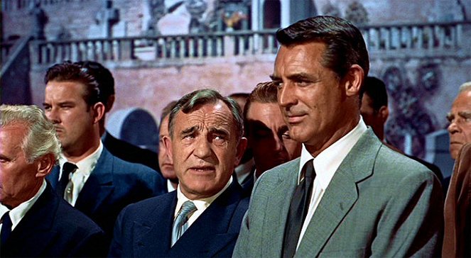 Złodziej w hotelu - Z filmu - Charles Vanel, Cary Grant