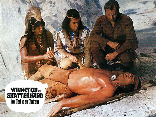 Winnetou und Shatterhand im Tal der Toten - Mainoskuvat - Pierre Brice, Lex Barker