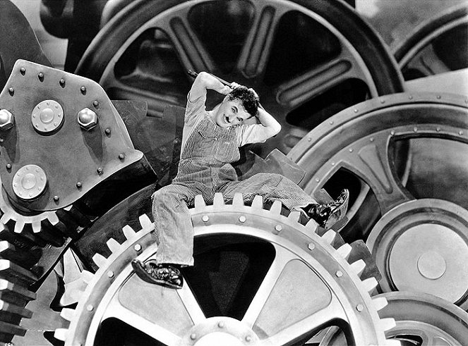 Moderní doba - Z filmu - Charlie Chaplin