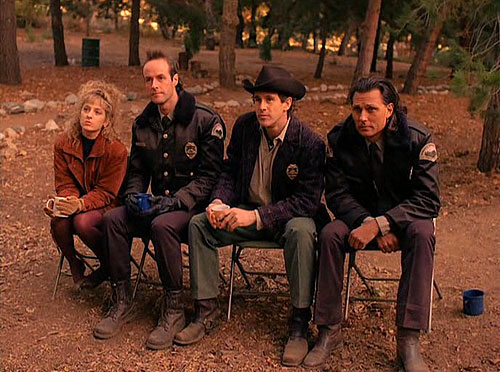 Twin Peaks - Filmfotos - Kimmy Robertson, Harry Goaz, Michael Ontkean, Michael Horse