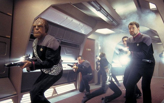 Star Trek X: Nemesis - Photos - Michael Dorn, Jonathan Frakes