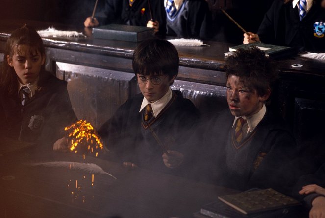 Harry Potter a Kameň mudrcov - Z filmu - Daniel Radcliffe, Devon Murray