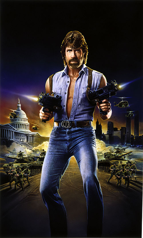 Invasion U.S.A. - Werbefoto - Chuck Norris