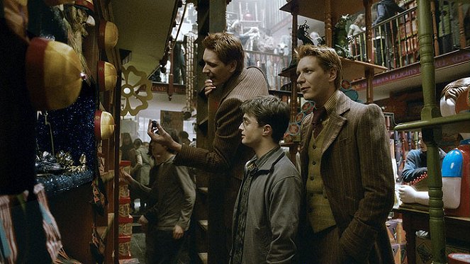 Harry Potter a Polovičný princ - Z filmu - James Phelps, Daniel Radcliffe, Oliver Phelps