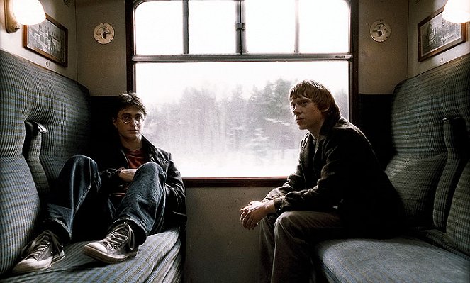 Harry Potter und der Halbblutprinz - Filmfotos - Daniel Radcliffe, Rupert Grint