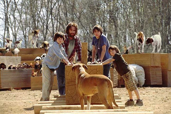 Evan Almighty - Photos - Graham Phillips, Steve Carell, Johnny Simmons, Jimmy Bennett