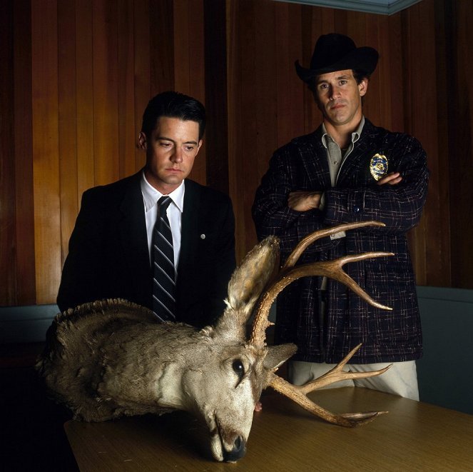 Twin Peaks - Werbefoto - Kyle MacLachlan, Michael Ontkean