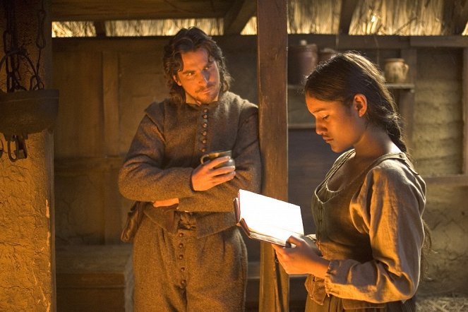 The New World - Van film - Christian Bale, Q'orianka Kilcher