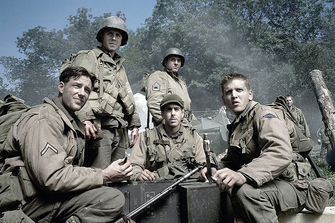 Salvar al soldado Ryan - De la película - Edward Burns, Giovanni Ribisi, Adam Goldberg, Tom Sizemore, Barry Pepper