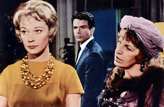 La primavera romana de la señora Stone - De la película - Vivien Leigh, Warren Beatty, Lotte Lenya
