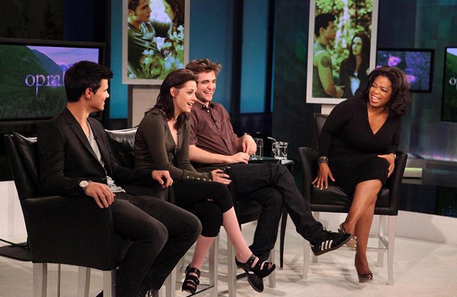 The Oprah Winfrey Show - Van film - Taylor Lautner, Kristen Stewart, Robert Pattinson, Oprah Winfrey