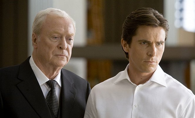 El caballero oscuro - De la película - Michael Caine, Christian Bale