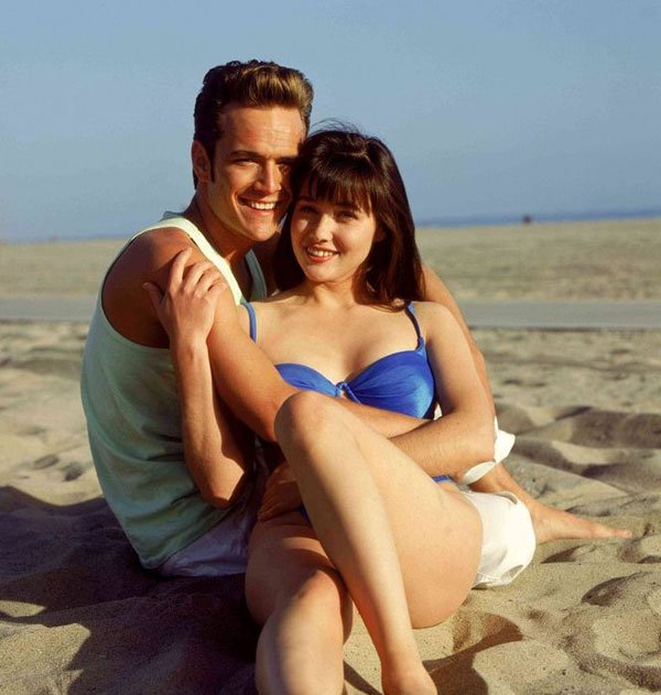 Beverly Hills, 90210 - Werbefoto - Luke Perry, Shannen Doherty