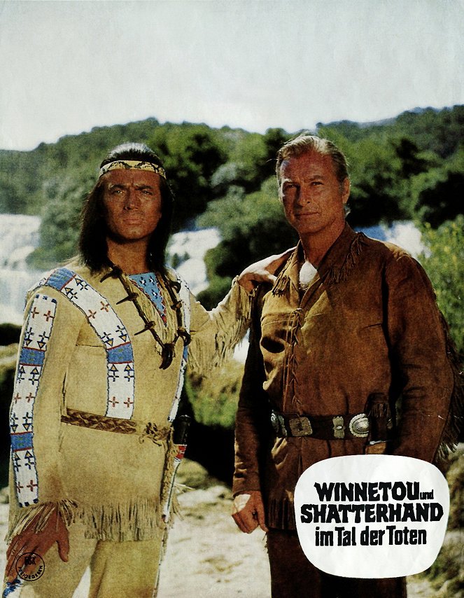Winnetou und Shatterhand im Tal der Toten - Lobbykarten - Pierre Brice, Lex Barker