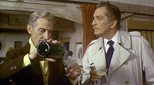 Madhouse - Filmfotók - Peter Cushing, Vincent Price