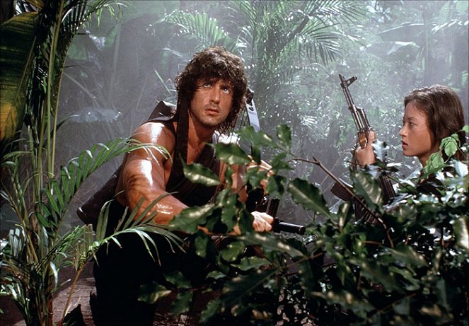 Rambo II - Filmfotos - Sylvester Stallone, Julia Nickson