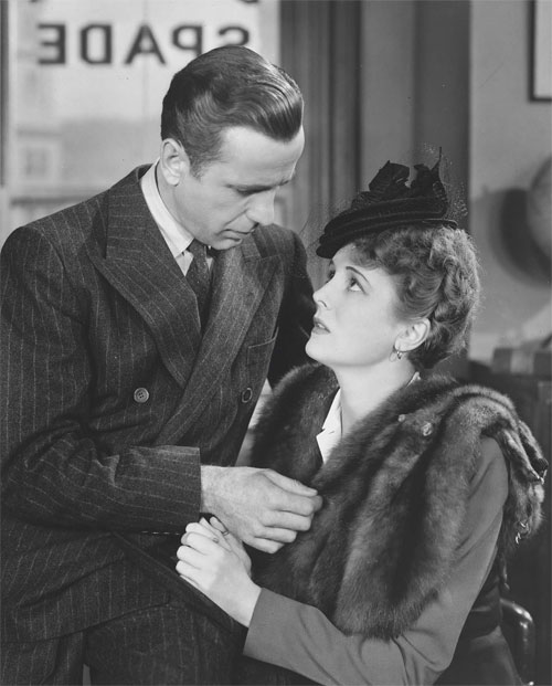 Die Spur des Falken - Filmfotos - Humphrey Bogart, Mary Astor