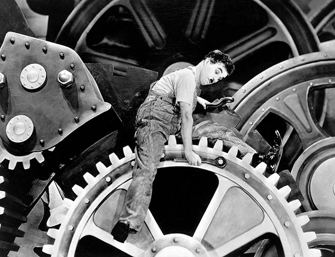 Moderní doba - Z filmu - Charlie Chaplin