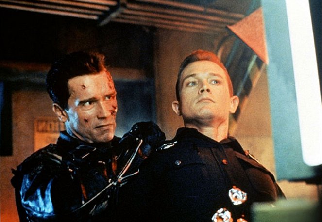 Exterminador Implacável 2: O Dia do Julgamento - Do filme - Arnold Schwarzenegger, Robert Patrick