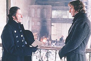 Les Misérables - Z filmu - Geoffrey Rush, Liam Neeson