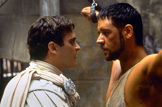 Gladiador - Do filme - Joaquin Phoenix, Russell Crowe