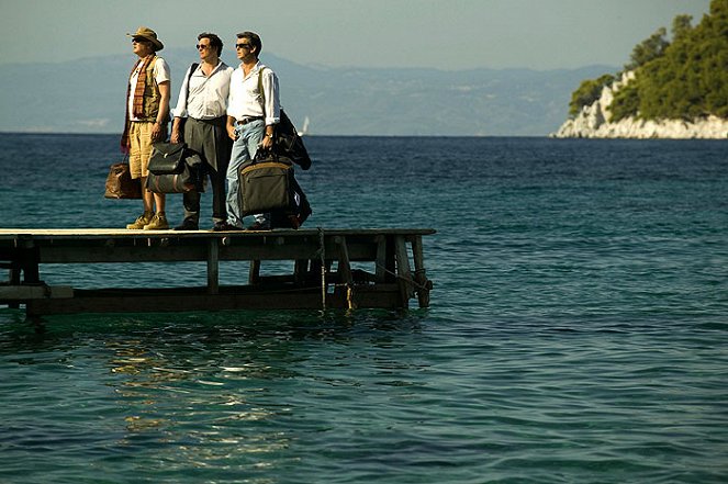 Mamma Mia! - Filmfotók - Stellan Skarsgård, Colin Firth, Pierce Brosnan
