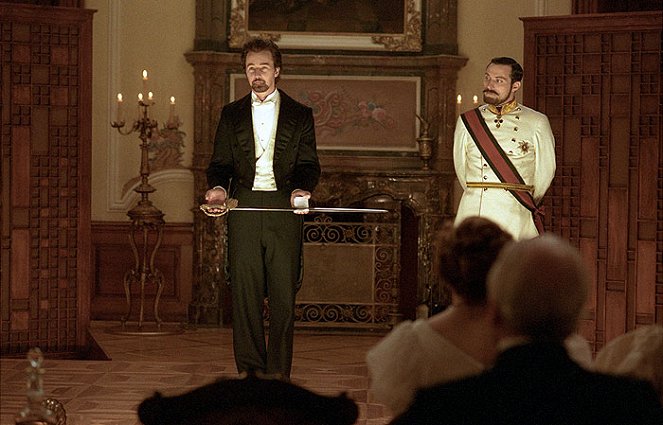 Iluzionista - Z filmu - Edward Norton, Rufus Sewell