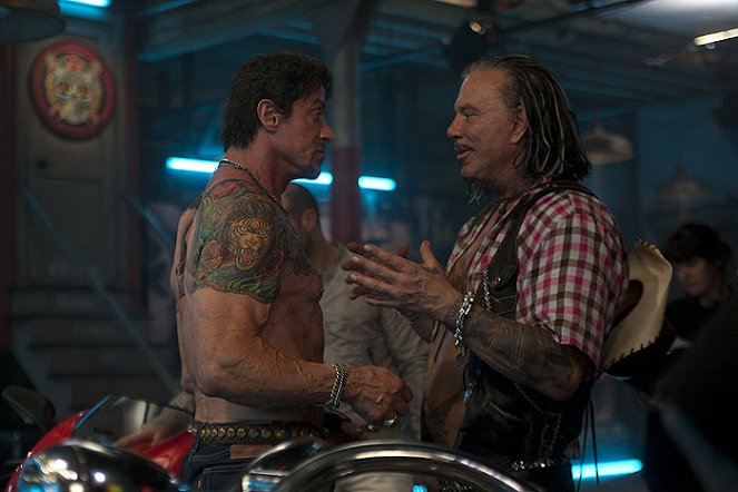 The Expendables - Van film - Sylvester Stallone, Mickey Rourke