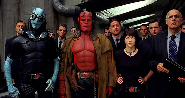 Hellboy 2: Zlatá armáda - Z filmu - Doug Jones, Ron Perlman, Selma Blair, Jeffrey Tambor