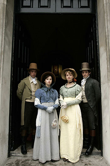 Jane Austen's Northanger Abbey - Werbefoto - William Beck, Felicity Jones, Carey Mulligan, Hugh O'Conor