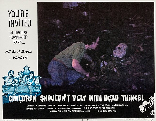 Children Shouldn't Play with Dead Things - Cartes de lobby