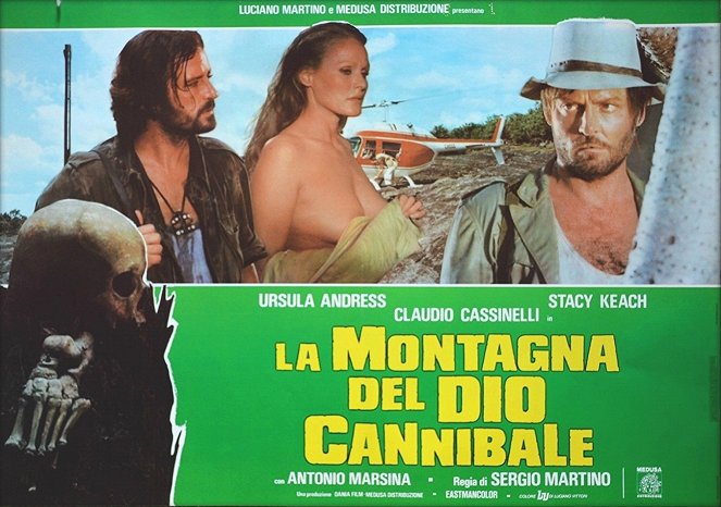 La montagna del dio cannibale - Mainoskuvat - Claudio Cassinelli, Ursula Andress, Stacy Keach