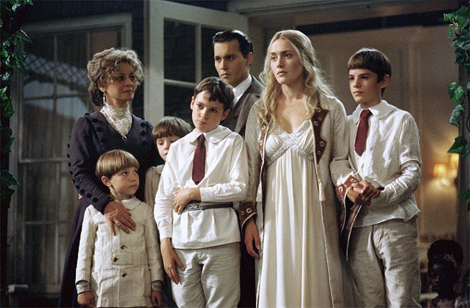 Én, Pán Péter - Filmfotók - Julie Christie, Johnny Depp, Kate Winslet