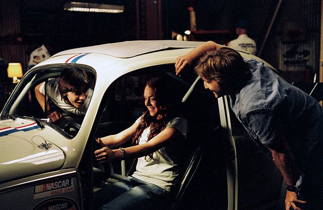 Herbie Fully Loaded - Filmfotos - Justin Long, Lindsay Lohan, Breckin Meyer