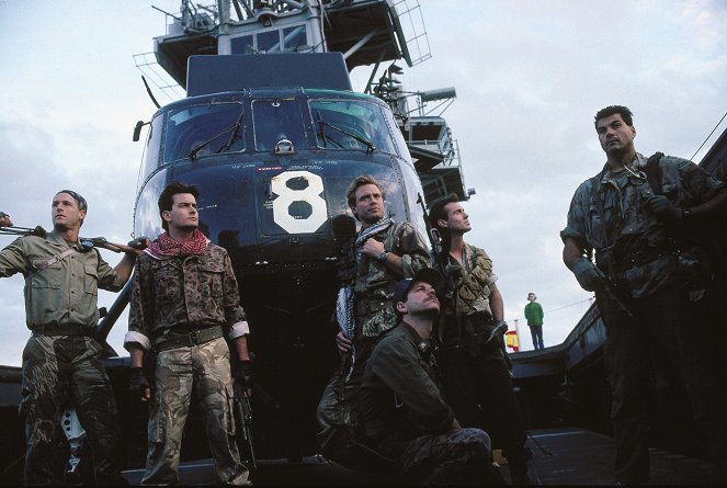 Navy Seals: Comando especial - De la película - Rick Rossovich, Charlie Sheen, Michael Biehn, Bill Paxton, Cyril O'Reilly, Paul Sanchez